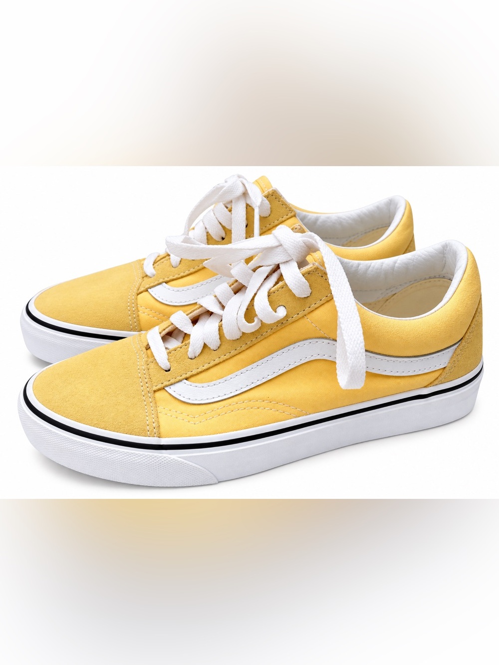 Vans Old Skool Yellow Sneakers Size 7.5 New Without Box